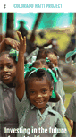 Mobile Screenshot of coloradohaitiproject.org